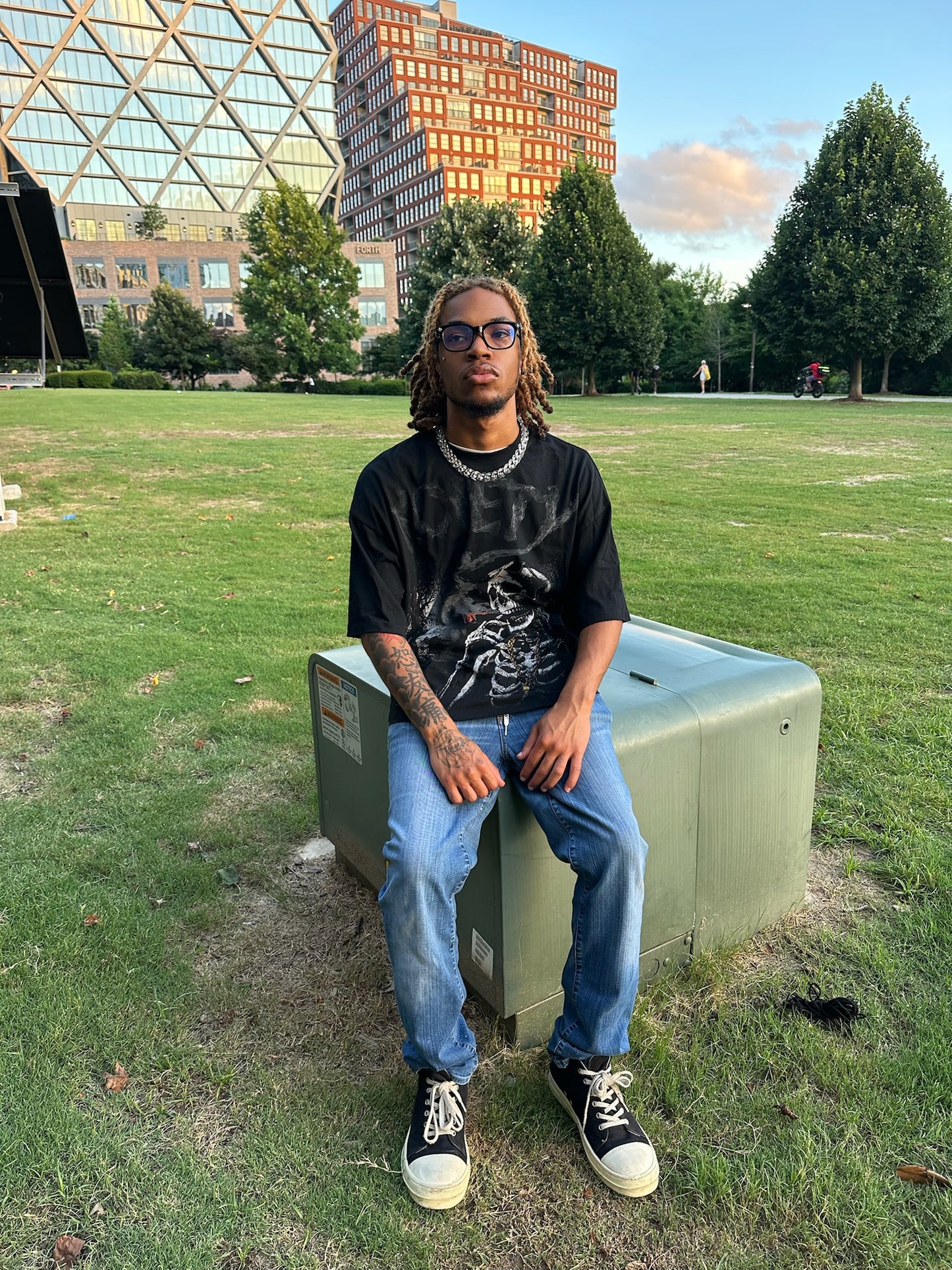 Nonchalant Skeleton T-Shirt