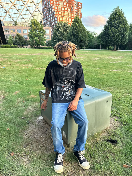 Nonchalant Skeleton T-Shirt